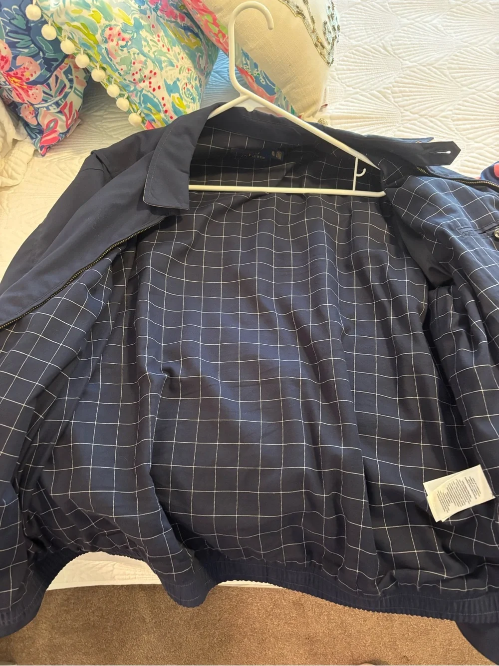 Polo by Ralph Lauren Navy Zip-Front Men's Jacket XL